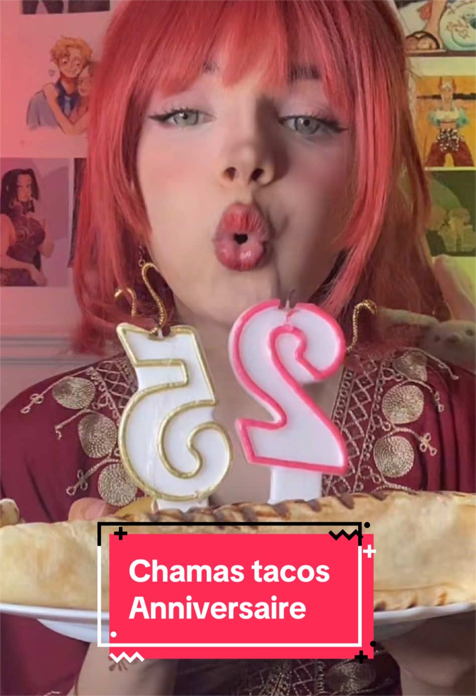 JOYEUX ANNIVERSAIRE A MOI !!!!! Petit chamastacos miam miam #degustation #chamastacos #tacos #pourtoi #mukbang 