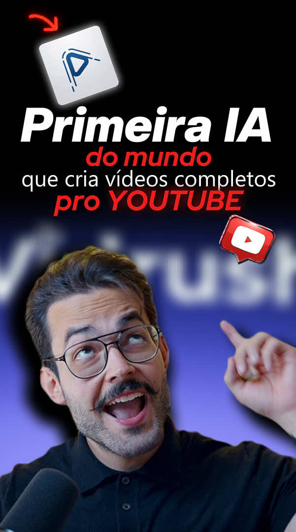 Essa IA cria um vídeo inteiro pro YouTube sozinha. 🤯 O nome dela é Vidrush. Você só faz isso: ✍️ escreve o tema E ela: 🔍 pesquisa o assunto 🎬 monta o vídeo 🎙️ adiciona narração ⚡ entrega pronto Tudo em poucos minutos. Basicamente ideia → vídeo completo. #ia #tecnologia #inteligenciaartificial 