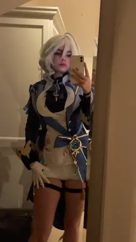 Ignore the lack of phone case LOL #furina #furinacosplay #GenshinImpact #zennilis #fyp 