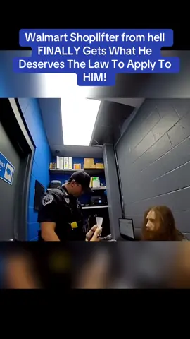 Walmart Shoplifter from hell FINALLY Gets What He Deserves The Law To Apply To HIM!   