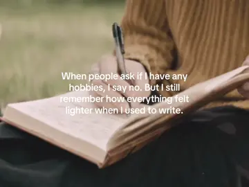 :: I used to love writing, I don't even know why I stopped or when I stopped ::  #fyp #forupage #writer 