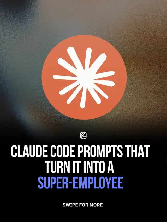 Most people think claude code is only for developers. But the best users treat it like a system that helps every day. Here are three prompts that can make it work like a super helper: 1. It reads the web every night and learns what changed. in the morning, it can tell you the latest updates. 2. It can search through videos, audio files, and images you have shared. it looks for meaning, not file names. this is a big deal. 3. It can remember important things about you. it remembers who you are, what you are building, and how you like to work. #claudecode #claude #writingprompts #claudeskills 