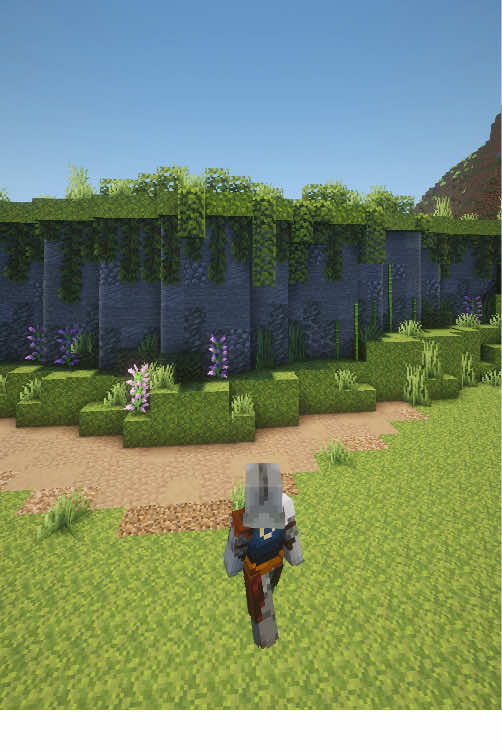 Minecraft Hilllside Build #Minecraft #minecrafttutorial #minecraftbuilds #minecrafttiktok #nature 