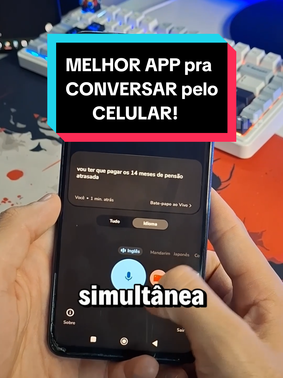 Esse é o MELHOR APP pra CONVERSAR pelo CELULAR! #neon #Tech #buz #buzme 