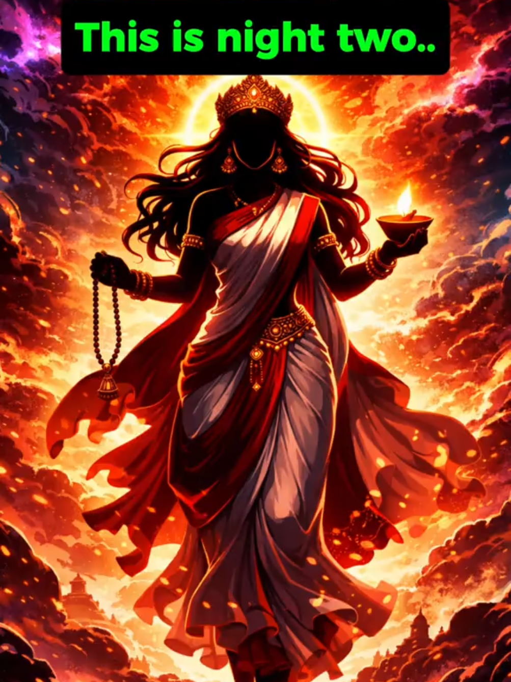 This Goddess Tests You | PART 2 | DAY 2  Brahmacharini represents devotion, discipline, and tapasya in Hinduism. This second form of Durga teaches that true power comes from inner focus and spiritual dedication within Sanatan Dharma. #durga #hinduism #womanpower #sanatandharma #navratri