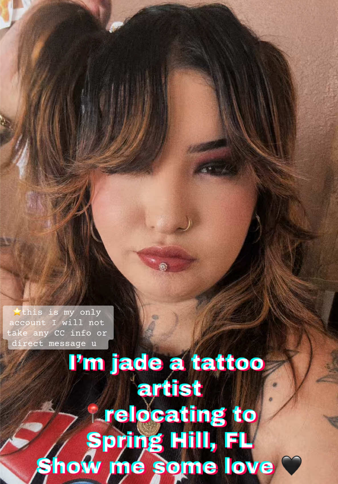 anyone who started following me!! I’m relocating to Spring Hill at etched in ink tattoo on commercial way!! Message me on insta or email me #fyp #foryoupage #tattoo 