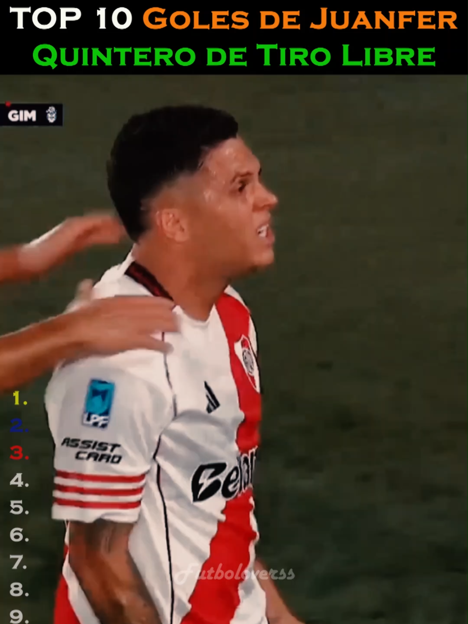 1° parte. TOP 10 goles de Juanfer Quintero de tiro libre. Juanfer Quintero ha jugado en Envigado, Nacional, Pescara, Porto, Stade de Rens, Medellin, River, Shenzen, Racing, Junio,  America de Cali y la selección Colombia. Aquí traigo los mejores goles que ha marcado de tiro libre. #juanferquintero #juanfernandoquientero #futboloverss #goles #tirolibre
