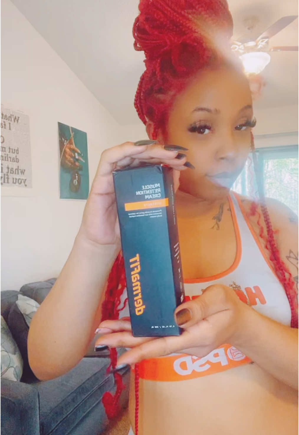 Stretch With Me Before Work W/ @dermaFIT 💪🏽❤️‍🔥 Retain Your Gains W/ K Body Care  #BodyLines #firmingcream #bodycare #stretchmarks #bodytreatment #koreanbodycare #BodyMoisturizer 