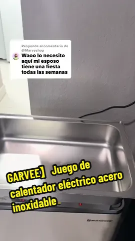 Respuesta a @@Marvyshop GARVEE】Juego de calentador eléctrico de 9 cuartos de galón, 2 en 1, de acero inoxidable, para buffet, con termostato ajustable, calentador de alimentos portátil para catering, banquetes y fiestas, multifuncional, duradero, para asar en interiores, para buffet, servidor universal #paratiiiiiiiiiiiiiiiiiiiiiiiiiiiiiii #Greenish #creatorsearchinsights #bolsa #tiktokshopcreatorpicks 