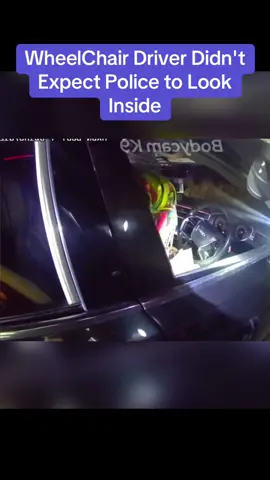 WheelChair Driver Didn't Expect Police to Look Inside.  