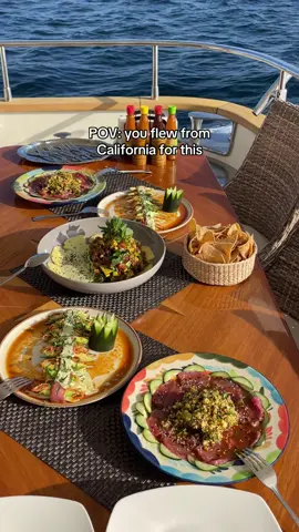 Not a restaurant. This is Heather Nikki Yacht in Cabo San Lucas. Private chef, ocean views, and a whole different level of dining. caboyachtcharters.com  #cabo #caboyachtcharters #yacht 