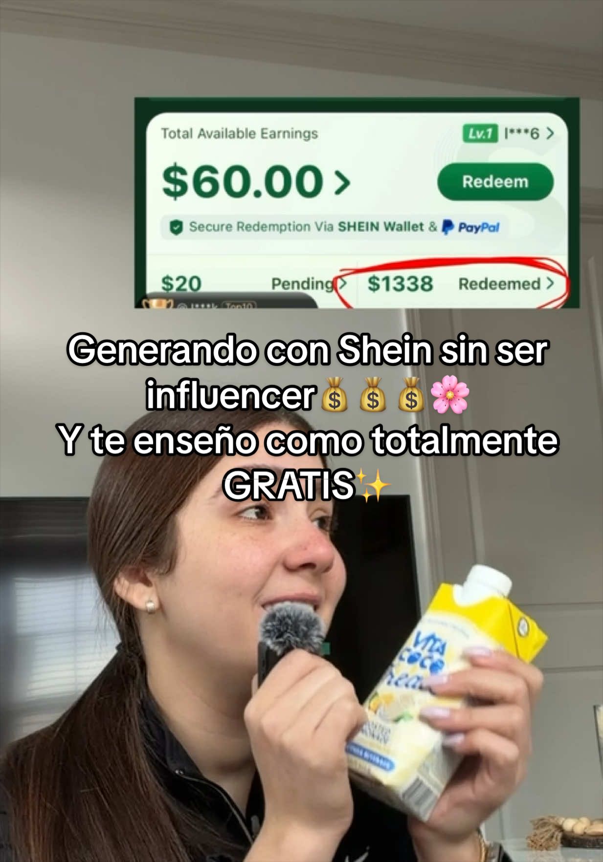 Tienes que empezar a generar yaaaa con Shein💰💰💰💰✨ @Vita Coco  #frostedlemonade #kalecreator #vitacocopartner #ingresosextra #generandoingresosdesdecasa 