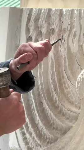 Carving Portland limestone #stonecarving #carving #asmr #stone #sculpture 