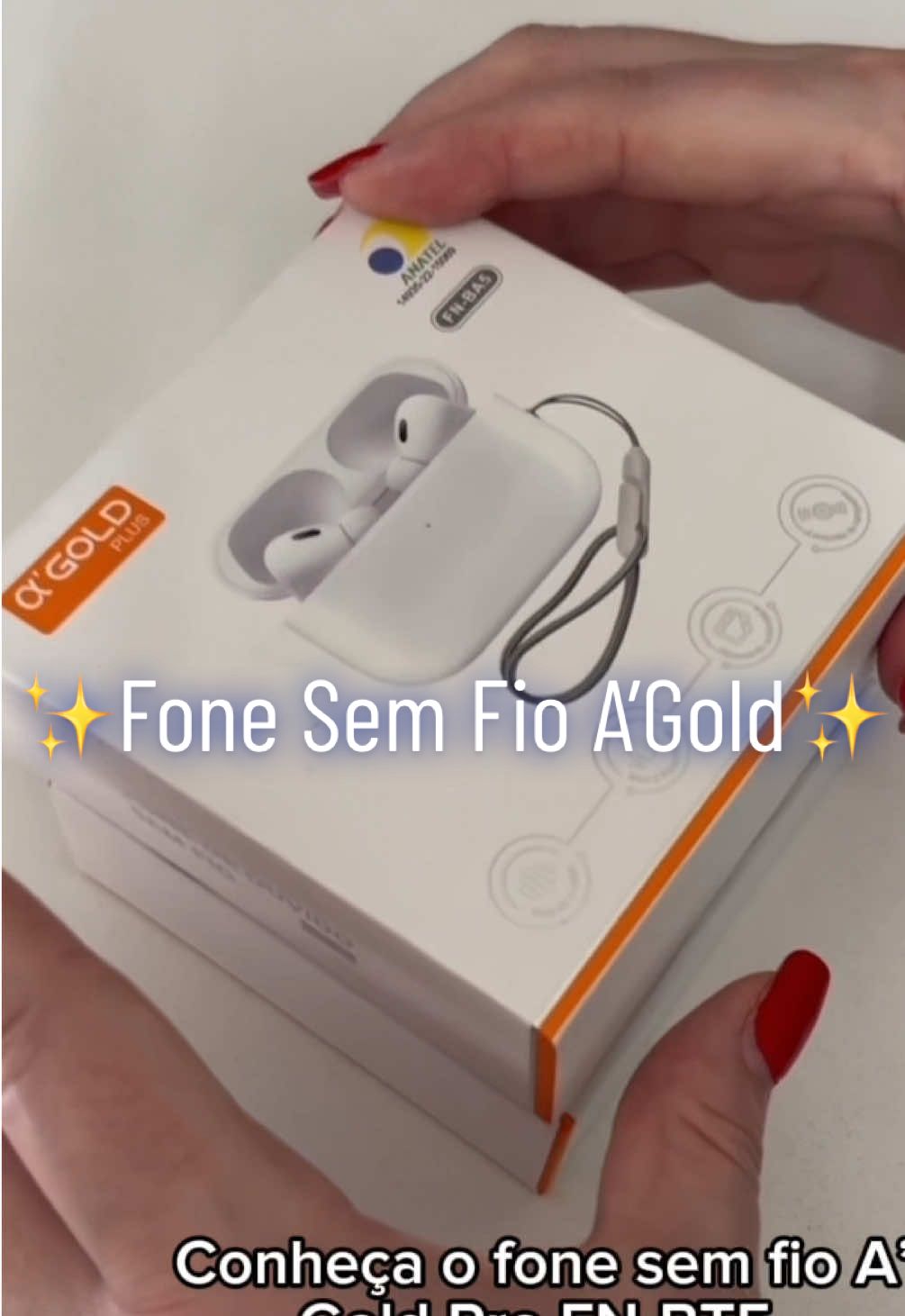 Fone de Ouvido Sem Fio A'Gold Pro FN-BT5 Bluetooth 5.4 Original Anatel✨  #fone #semfio #agold #bluetooth #acessorios 