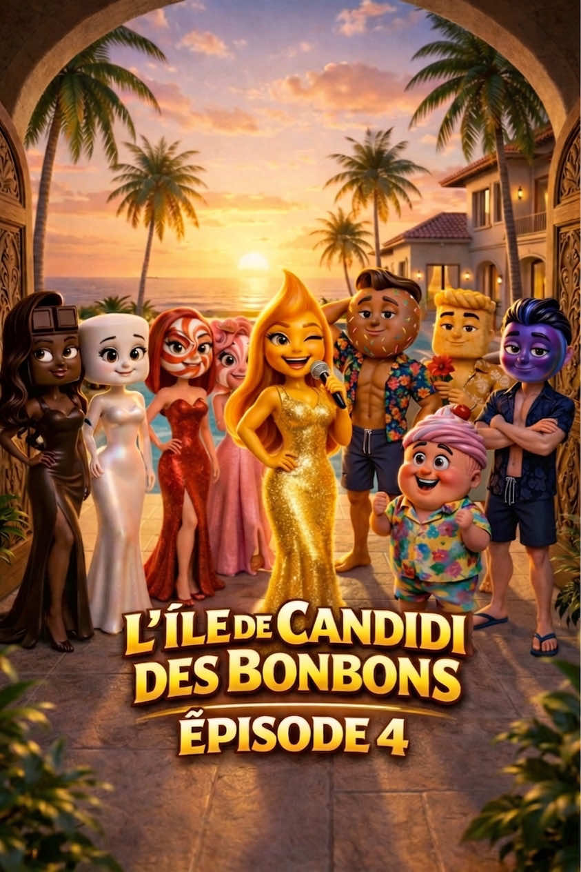 Épisode 4 : L'ÎLE DE LA CANDIDI DES BONBONS. #bonbon #francetiktok #skibiditentafruit #LoveIsland 