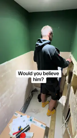 I’m not buying it @muddlethroughdaddy #DIY #tradie #homerenovation #downstairstoilet #beforevsafter 