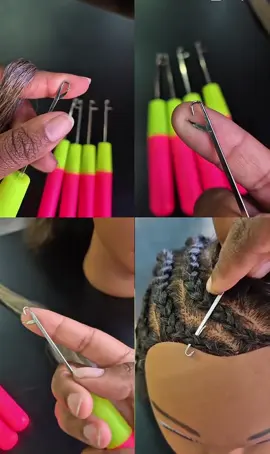 LLEGANDO las agujas vírales de TikTok! #agujascrochet #trenzas #kanekalon #extensionesdecabello 