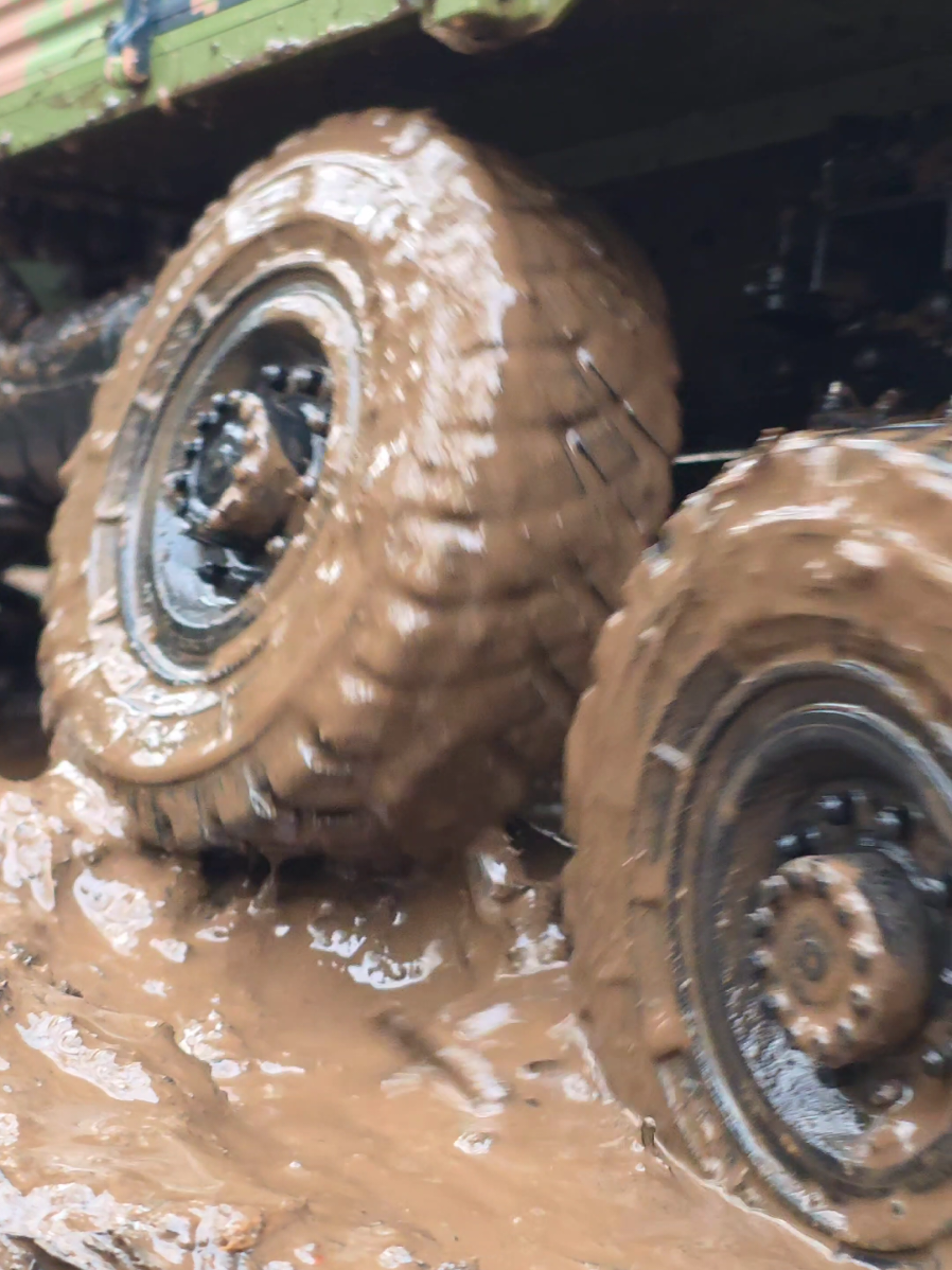 Who else loves that axle movement? 😎 #rc #military #mud #truck 