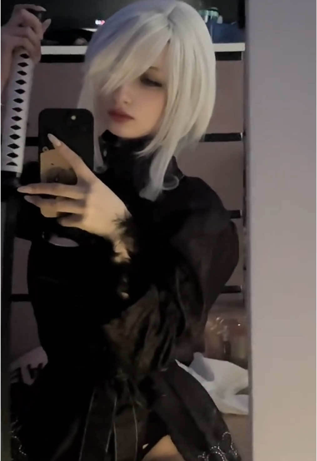 2b here!!! #nierautomata #2bcosplay #viral #fy #xyzabc 