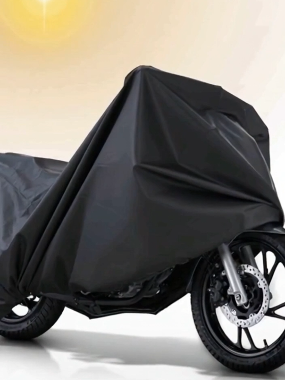 Capa de Cobrir Moto em Couro 