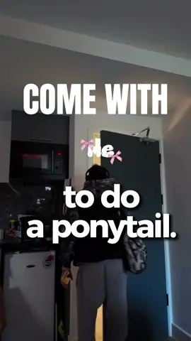 Thank ya auntieee for letting me practice 💋| book me ponytails for £25 take it or leave it #forthegirls #fyp #ponytail #eastlondon #minivlog 