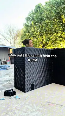 She is lying! I’m still tired from the build!😂 #patio #patiofurniture #amazonfinds #liar #viral