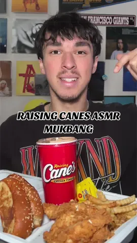 raising canes asmr mukbang! i can never get enough of their toast 🤤 🔥 @Raising Cane's #raisingcanes #mukbang #asmrmukbang #fastfood #fyp 