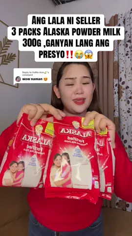 Replying to @itsMe-Ann🍃  Hindi ko na titipirin si baby kase mura lang pala dito si Alaska powder milk #alaska #alaskamilk #babymilk #fypシ゚ 