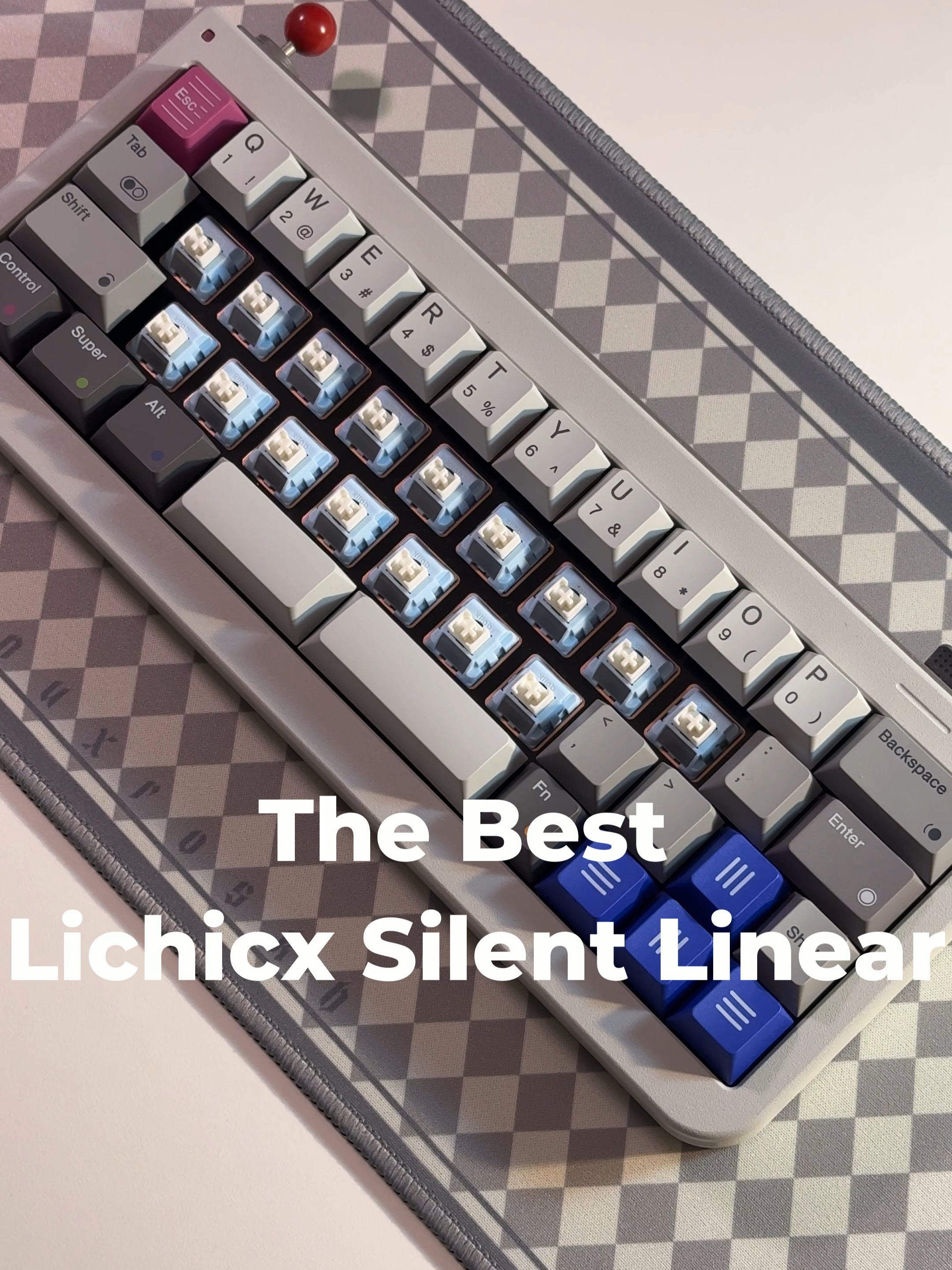 The Silent Linear King Is Back - Lichicx Yogurt Silent Switch #Unikeys #keyboardasmr #linearswitches #mechanicalkeyboard #thockykeyboard #creamykeyboards