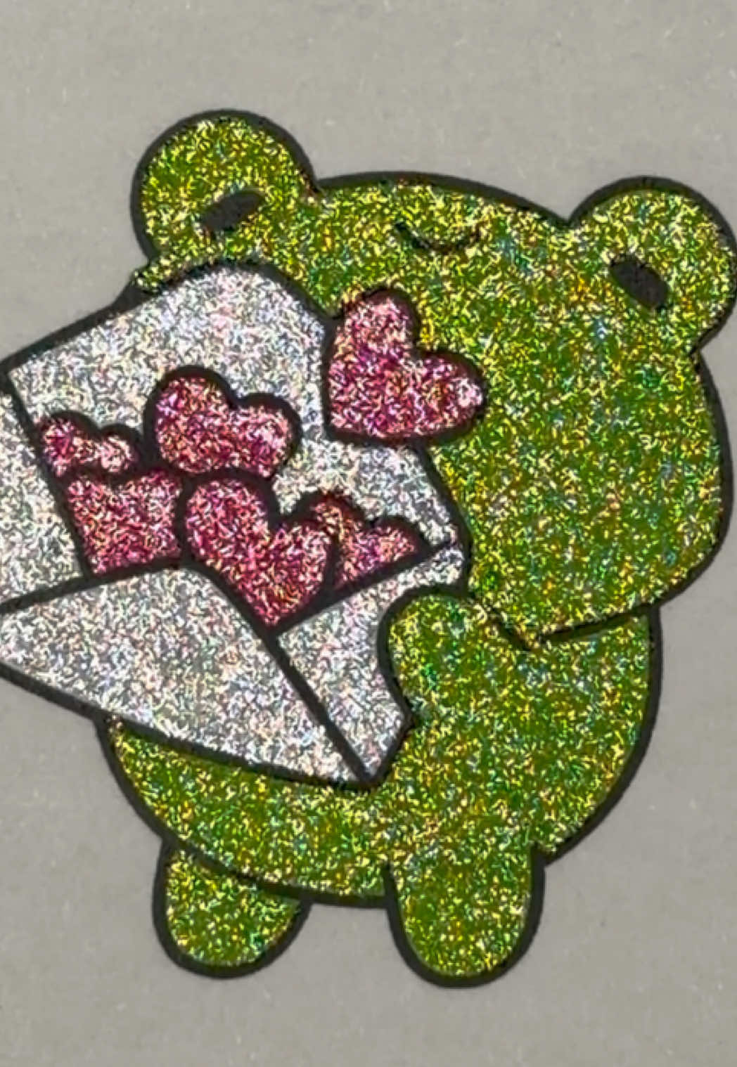 frog colored with Grabie, Saspoo, and ZSCM glitter pens ✨  #coloring #glittercoloring #glitterpens #satisfyingvideo #artsandcrafts 