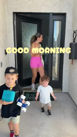 Get outside. Get some fresh air. Have an amazing day! ✨ #goodmorning #sahm #hannahmontana #sahmlife #morningvlog 