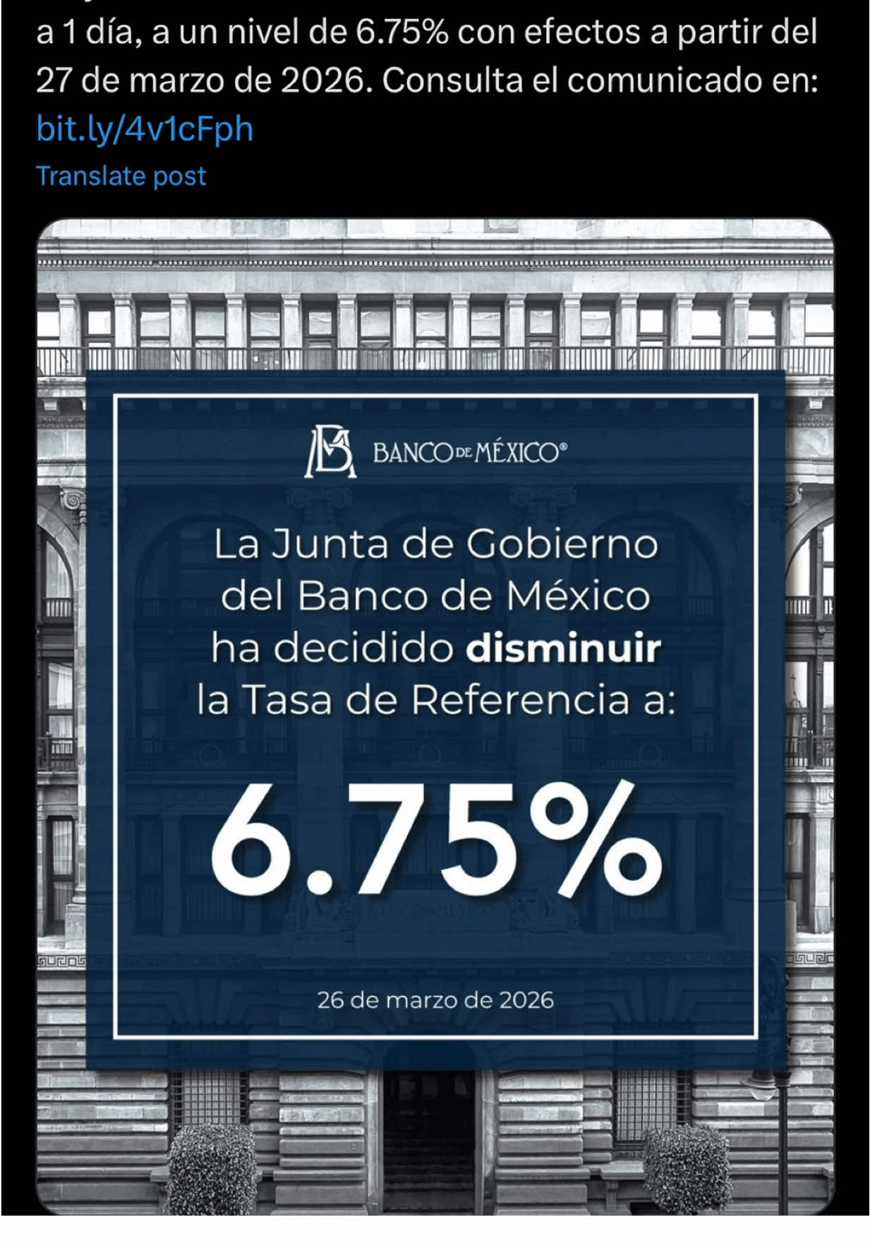 Sorprende Banxico con nueva bajada de tasas. #finanzaspersonales #educaciónfinanciera #banxico 