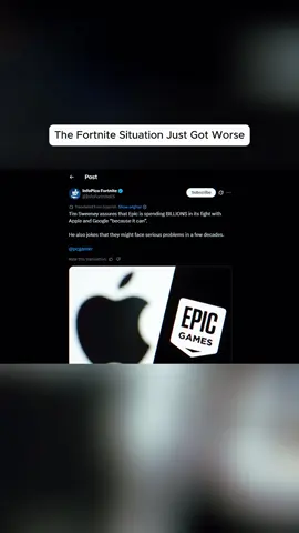 The Fortnite Situation Just Got Worse Part 3 #fortnite 