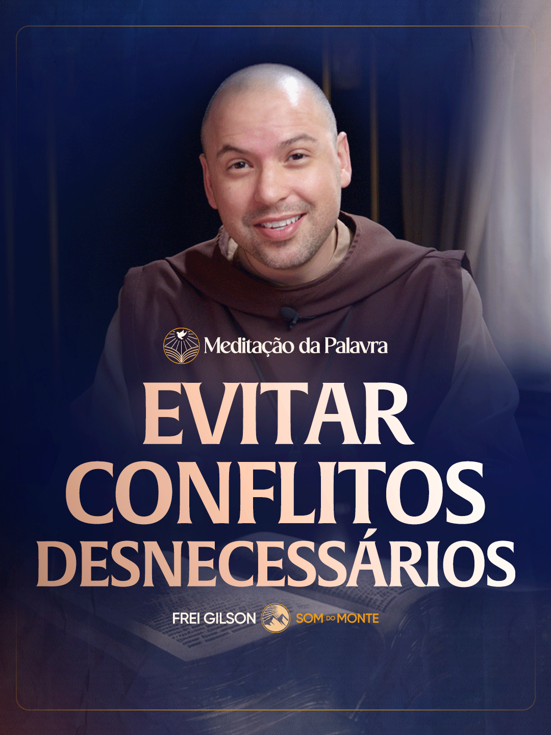 Evitar conflitos desnecessários | (João 11, 45-56) #2663 | Meditação da Palavra #FreiGilsonNoTikTok #Quaresma2026 #MeditaçãoDaPalavra #Evangelização #pregacao #Jesus