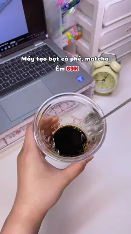 Khoe các bạn cái máy đánh bọt cà phê tui mới sắm #xh 