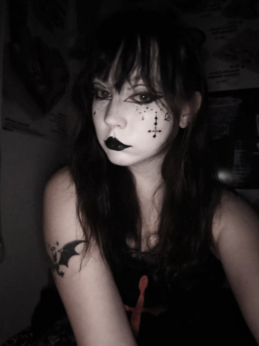 this song reminds me of summer 🌴 #goth #makeup #transition #fypシ 