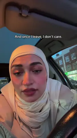 Once I leave I don’t care. 😏