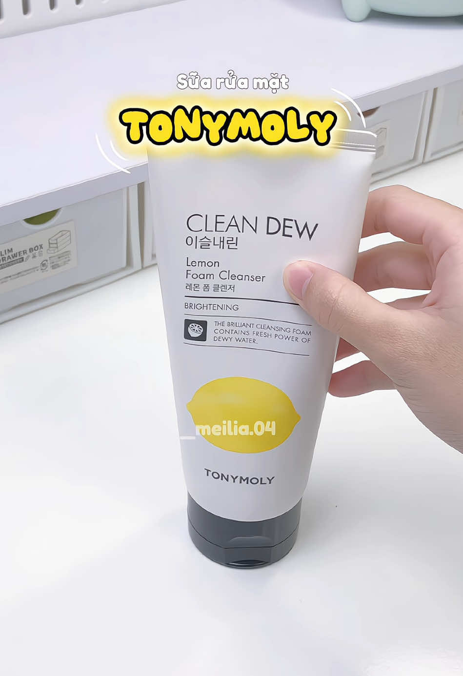 Sữa rửa mặt TonyMoly #suaruamat #tonymoly #skincare #fyp #foryou 