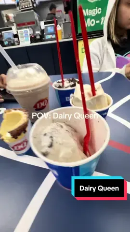 Dairy Queen with Family and Tea @Sora @Mars @Noah 