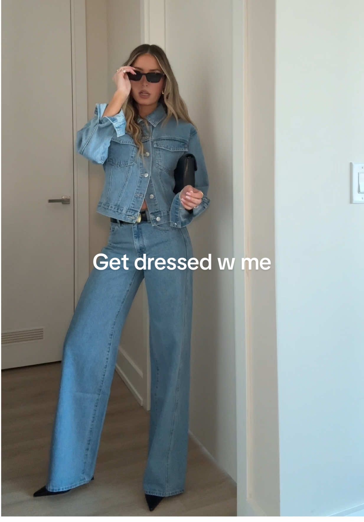 Get dressed w me for dinner in the city !! #grwm #getdresswithme 