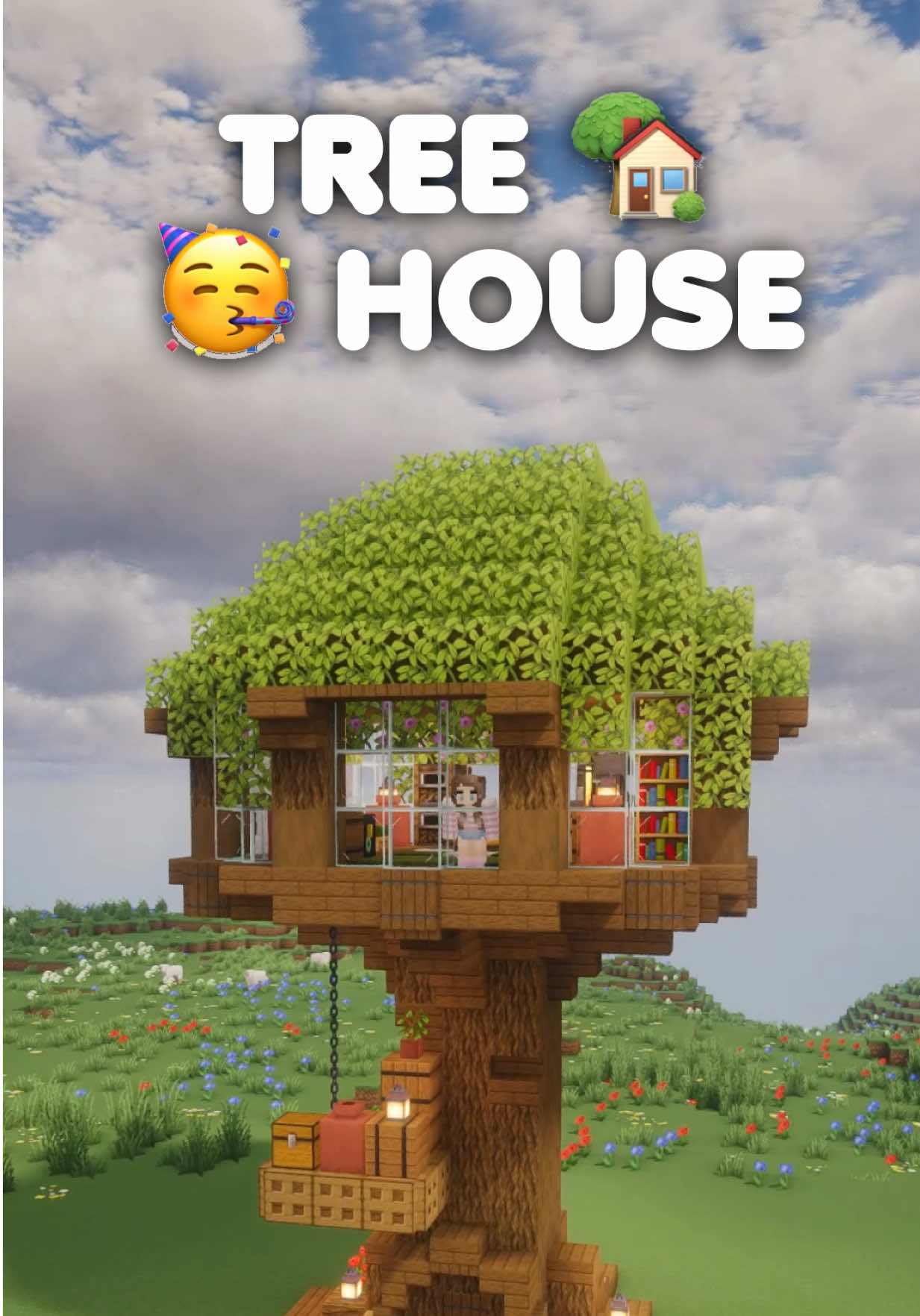 Minecraft Tutorial | Tree House in Minecraft 🏡 #fyppppppppppppppppppppppp #Minecraft #minecraftbuilding #minecraftmemes #minecrafttutorial 