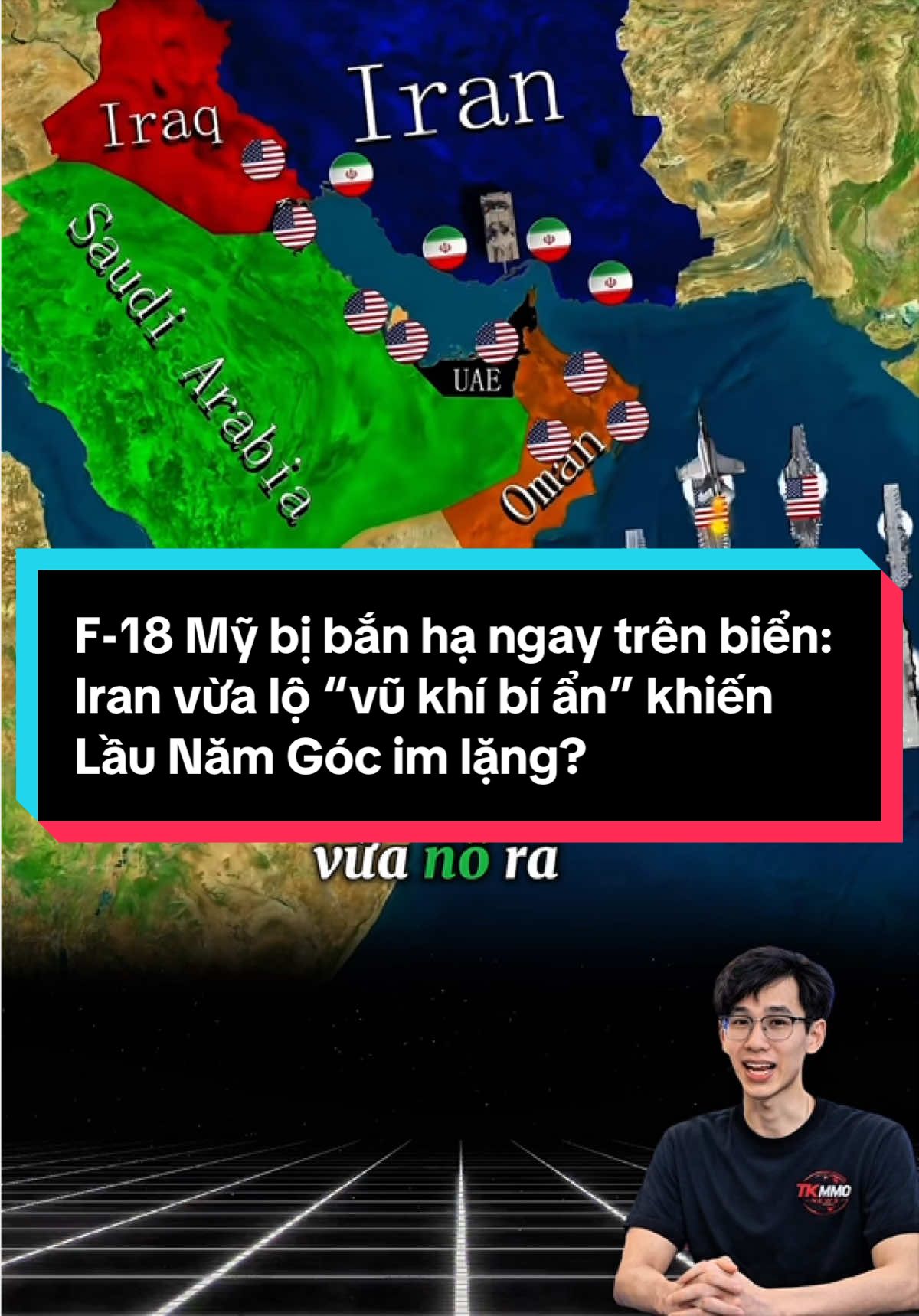 F-18 Mỹ bị bắn hạ ngay trên biển: Iran vừa lộ “vũ khí bí ẩn” khiến Lầu Năm Góc im lặng? #tintuc #tinnong #tinnong24h #thegioi #quansu