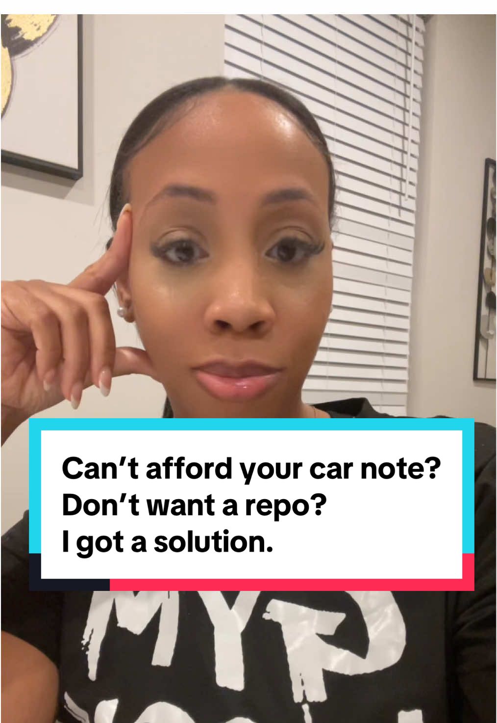 If you can’t afford your car note but don’t want a repo… and you don’t know what to do next… I got you. Comment SOLUTION. #fyp #carnote #tradein #creditrepair 