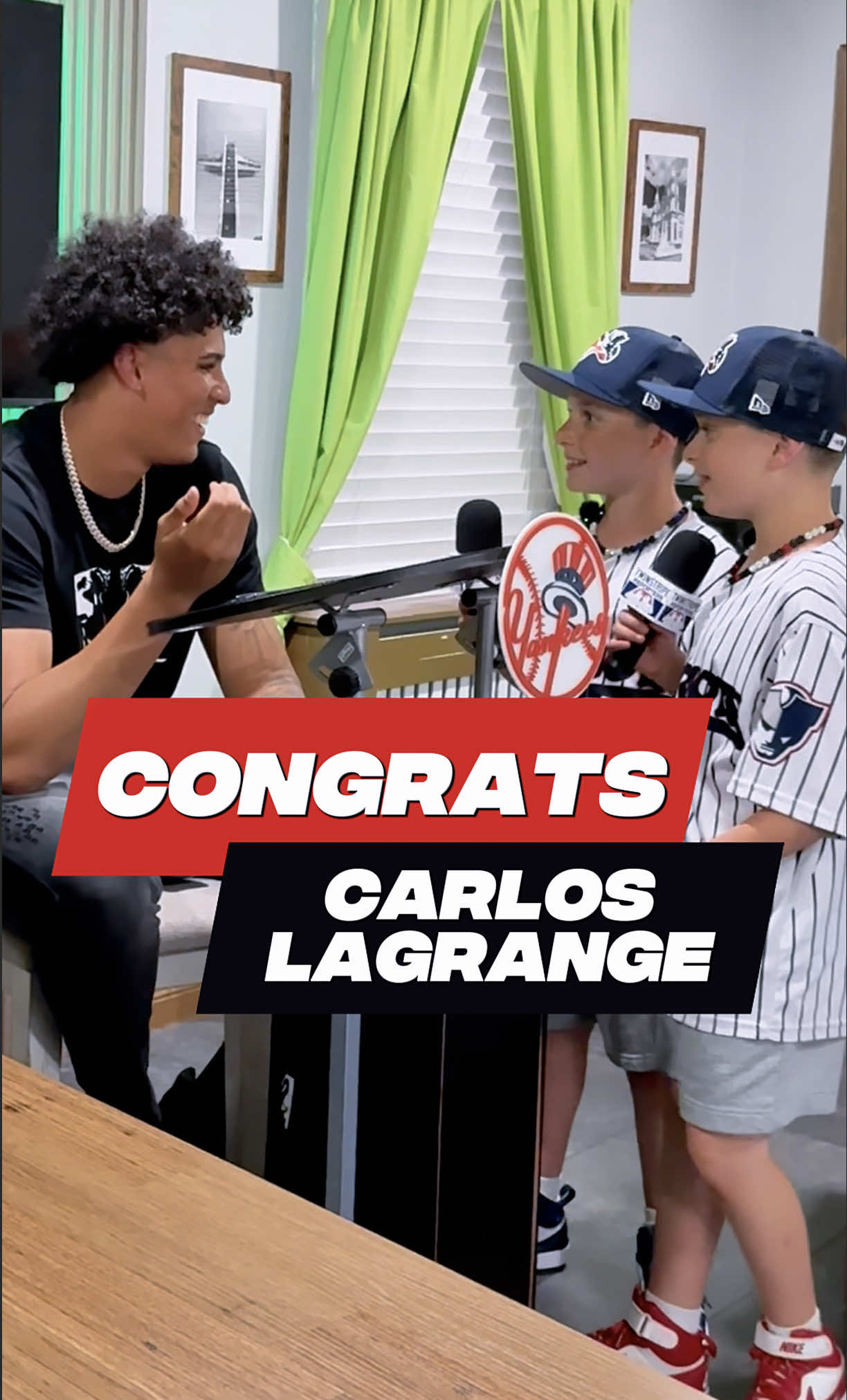 Congrats Carlos Lagrange for winning the 2026 James P. Dawson Award - for most outstanding Rookie at Spring Trainig!!