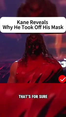 Kane Reveals Why He Took Off His Mask.#podcast #podcastclips #foryou #WWE #fyp 