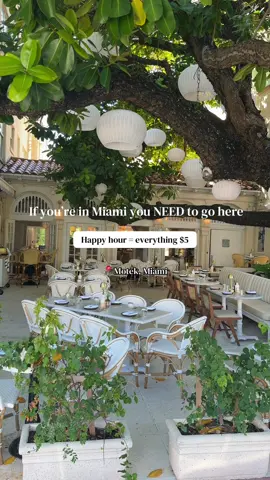 Not gatekeeping this Miami spot 🤍 The 5$ happy hour is from Monday–Friday from 2–5 PM. available at all @MOTEK locations #miami #miamieats #miamilunch #miamirestaurants #miamifood 