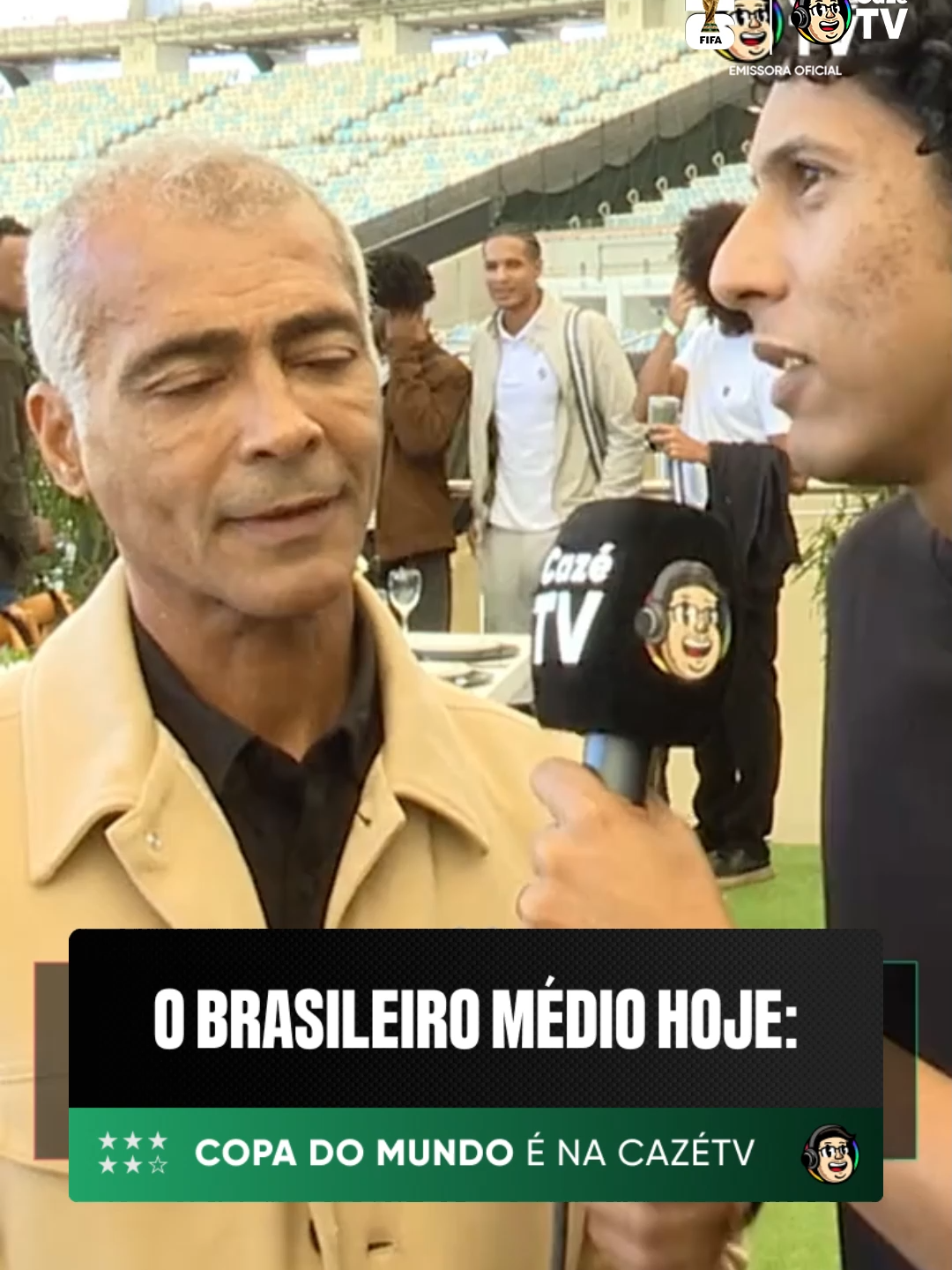 TÁ F0D@ RAPAZIADA... #Original #CopaNaCazéTV #Romário #CoberturaCazéTV