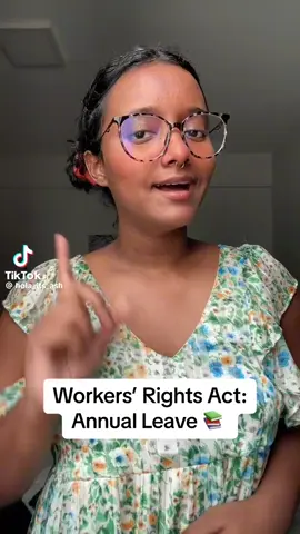 Workers' Rights Act: Annual Leave 📚  #mauritius🇲🇺  #mauritiustiktok 