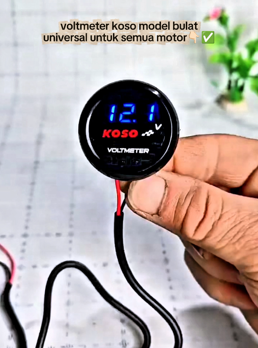 wajib ada di motor kalian☝🏻✅ #voltmeter #voltmeterkoso #voltmeterkoso3in1 #voltmeterdigital #fyp 
