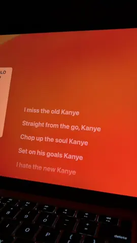 I love kanye #kanyewest #applemusic #lyrics #fyp #song 